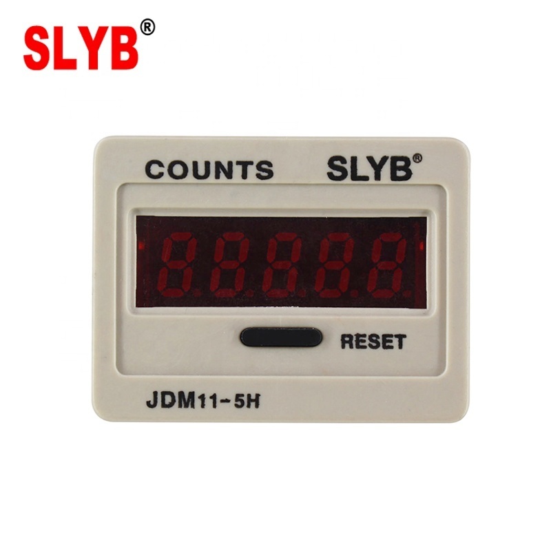 Factory Outlet AC220V DC24V 5 Digit Electronic Digital Pulse Tally Counter JDM11-5H 4PIN