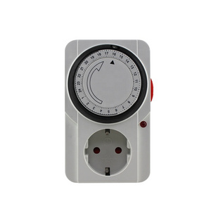 EU Plug Socket Automatic Digital Programmable Automatic Electric Auto off Timer Switch 24Hours GMT04A-GR Timer 220V with Battery