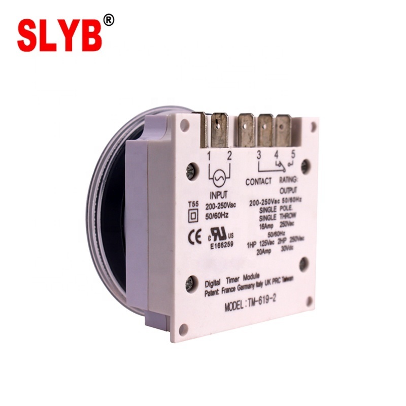 220V 16a Automatic Programmable Digital Electronic Timer Switch TM619 with Inside Battery