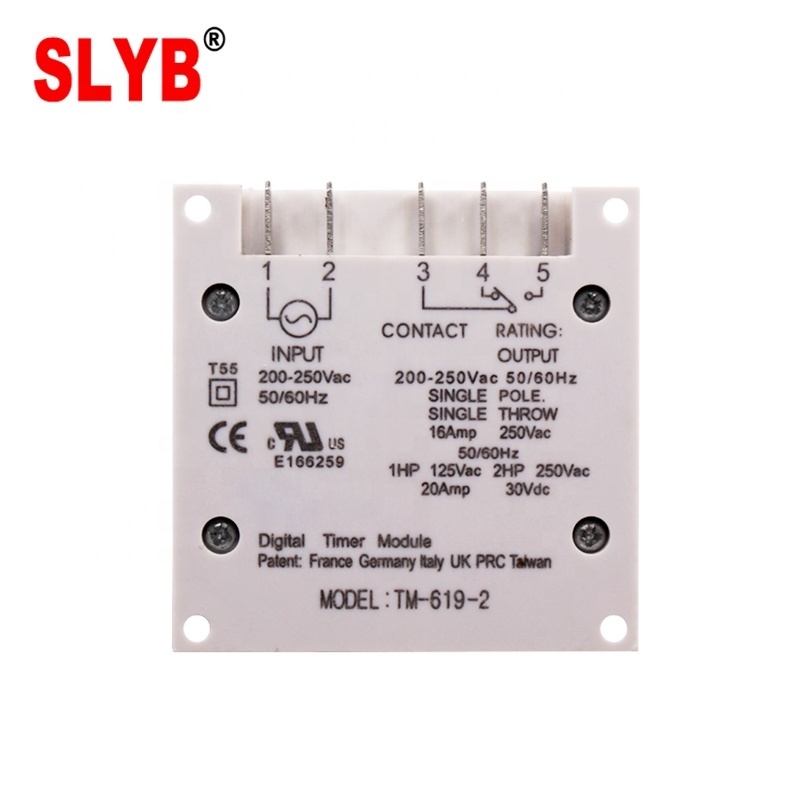 220V 16a Automatic Programmable Digital Electronic Timer Switch TM619 with Inside Battery