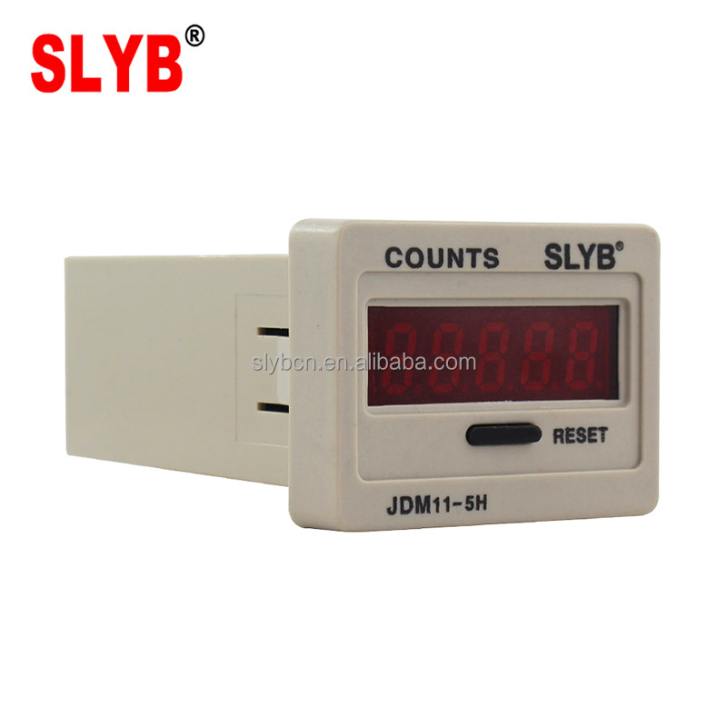 Support Customized 5 Digit Small Digital Rotation Tally Counter JDM11-5H 4PIN