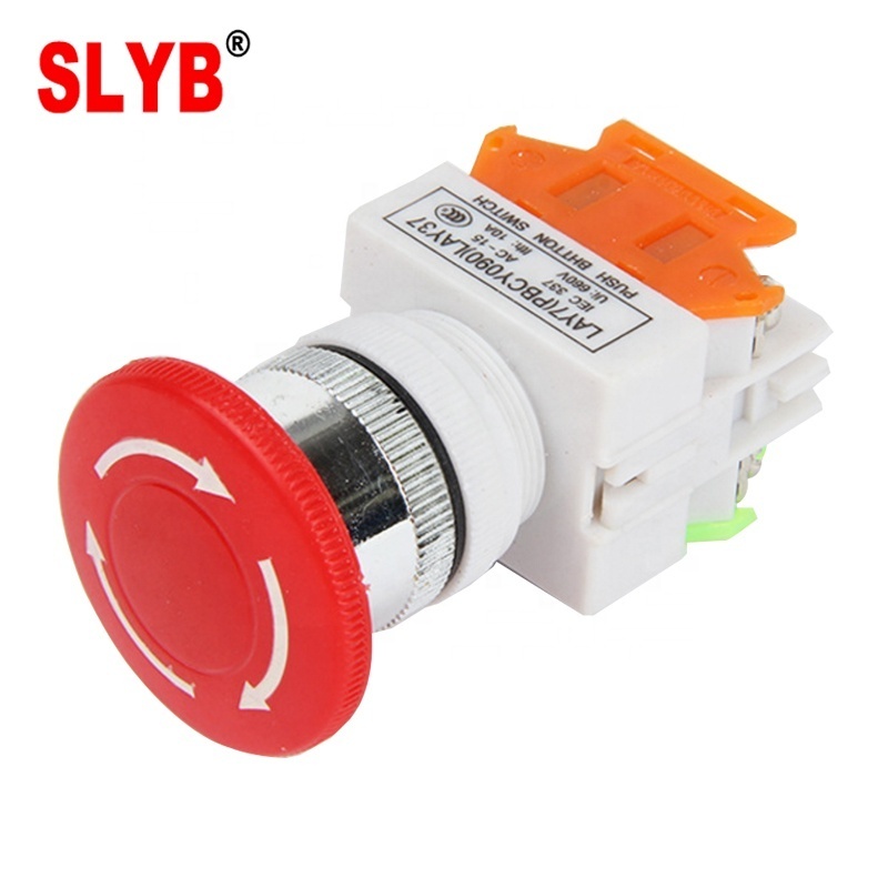 Emergency Stop Mushroom Waterproof Push Button Switch LAY37-11ZS