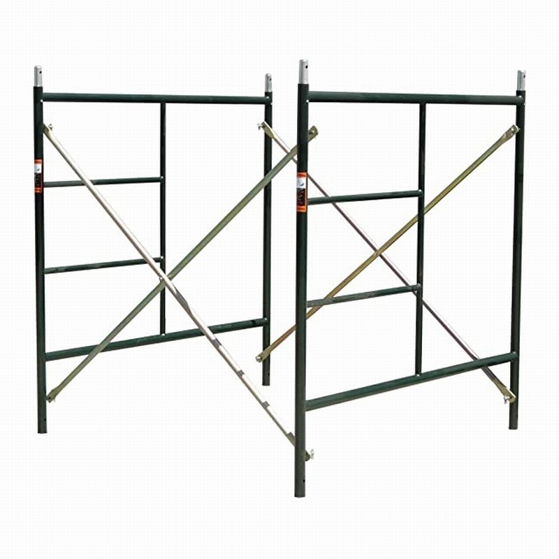 Waco Type of Masonry Scaffolding Frame with Flip Lock American Ladder Frame Scaffold 5'x6'7