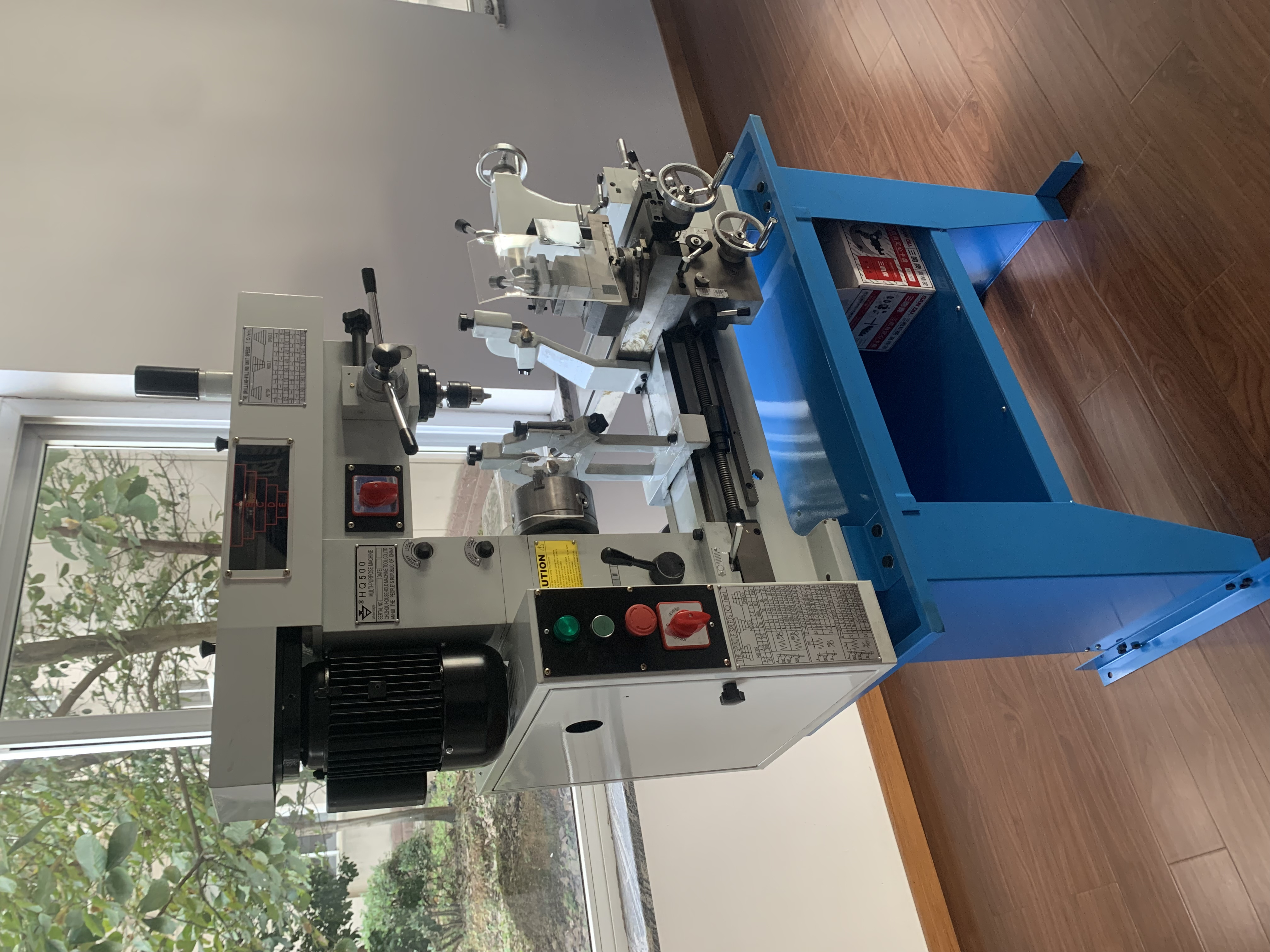 HQ800 Compact Multi Purpose Milling Lathe And Drilling Machine Combo