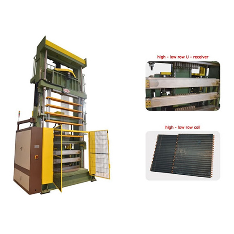 Air Conditioner Condenser Vertical Electric Steel Tube Expanding Machine