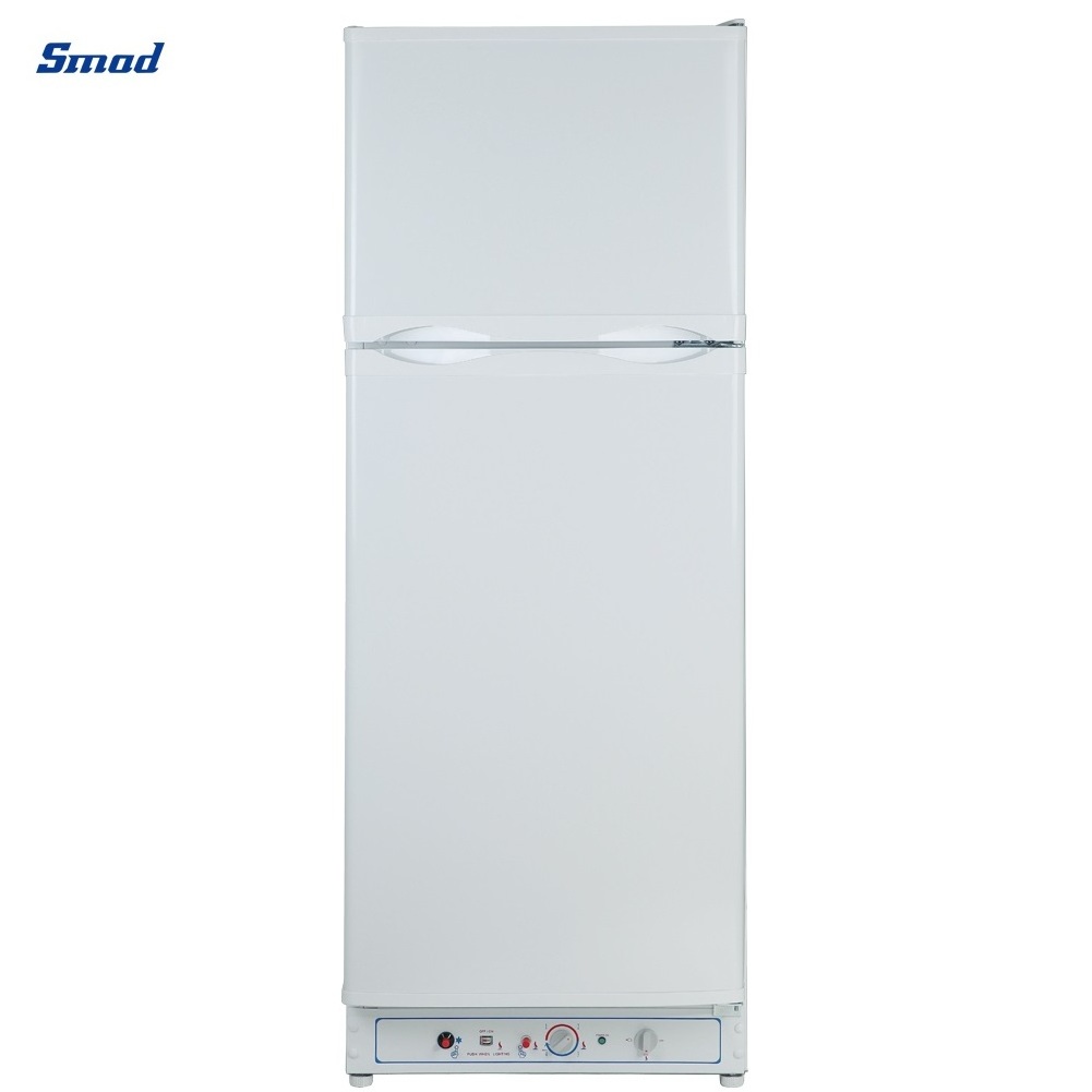 Smad 280L Double Door Kerosene LP Gas Absorption Fridge Refrigerator