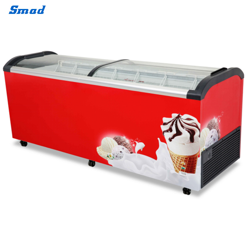 Factory Direct Supply Household Commercial Display China Manufacturer Freezer For DDH-700W4