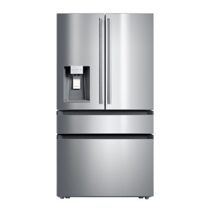 Smad Stainless Steel French Door Refrigerator With Ice Maker Water Dispenser