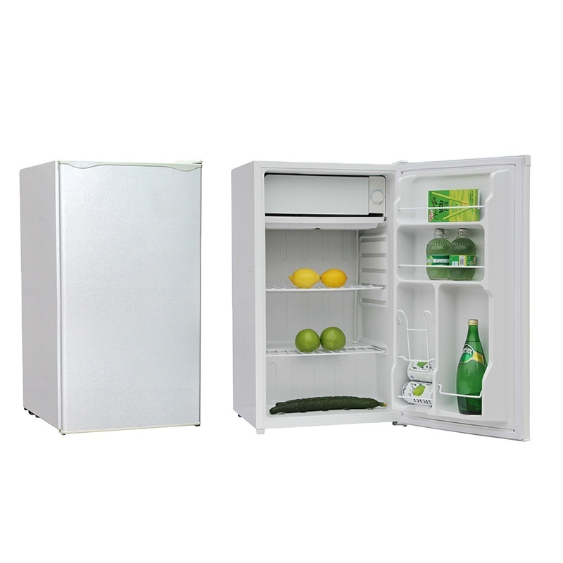 90L Small Cheap Single Door Mini Fridge Refrigerator with Lock and Key