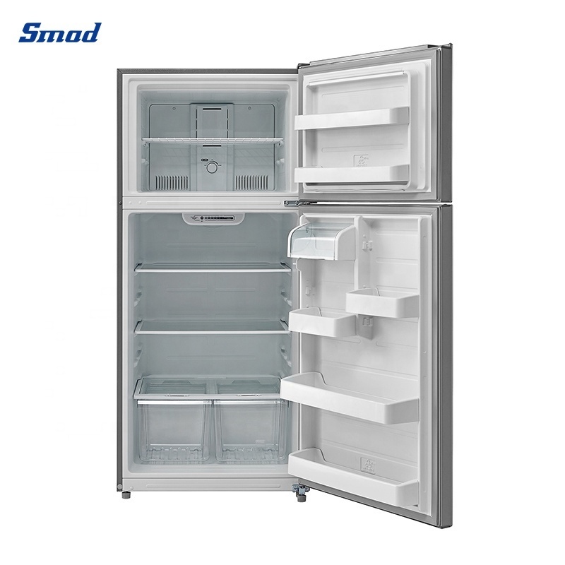 18 Cu. Ft. Frost Free Top Mount Freezer Double Door Refrigerator For DDT-663WMU