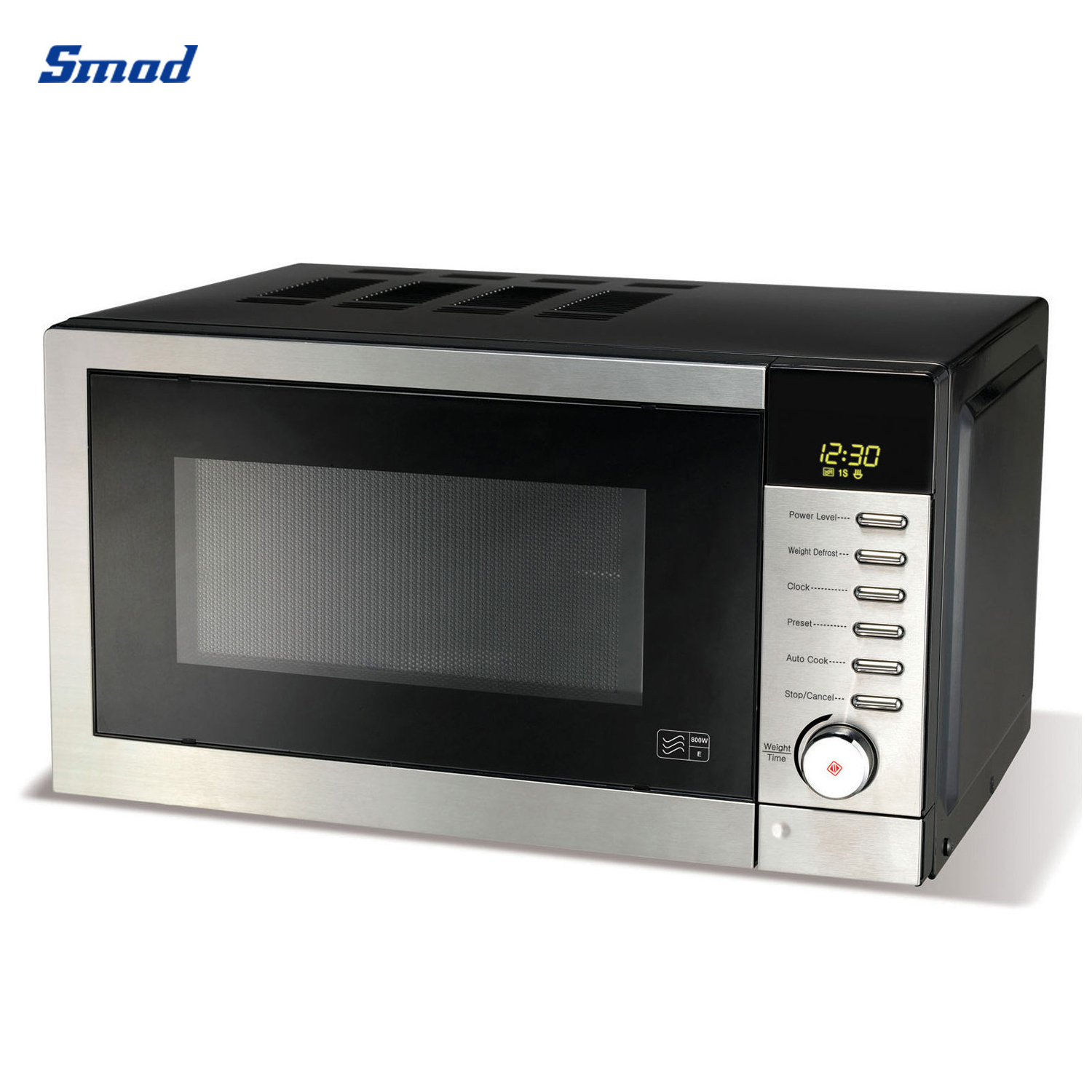 110V  0.7 cuft Stainless Tabletop Digital Microwave Oven With Grill