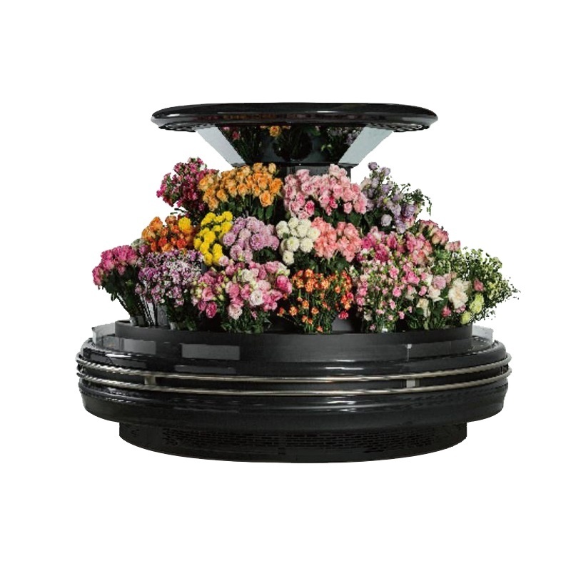 Smad Arc Round Flowers Display Cooler Showcase Refrigerators for Florist