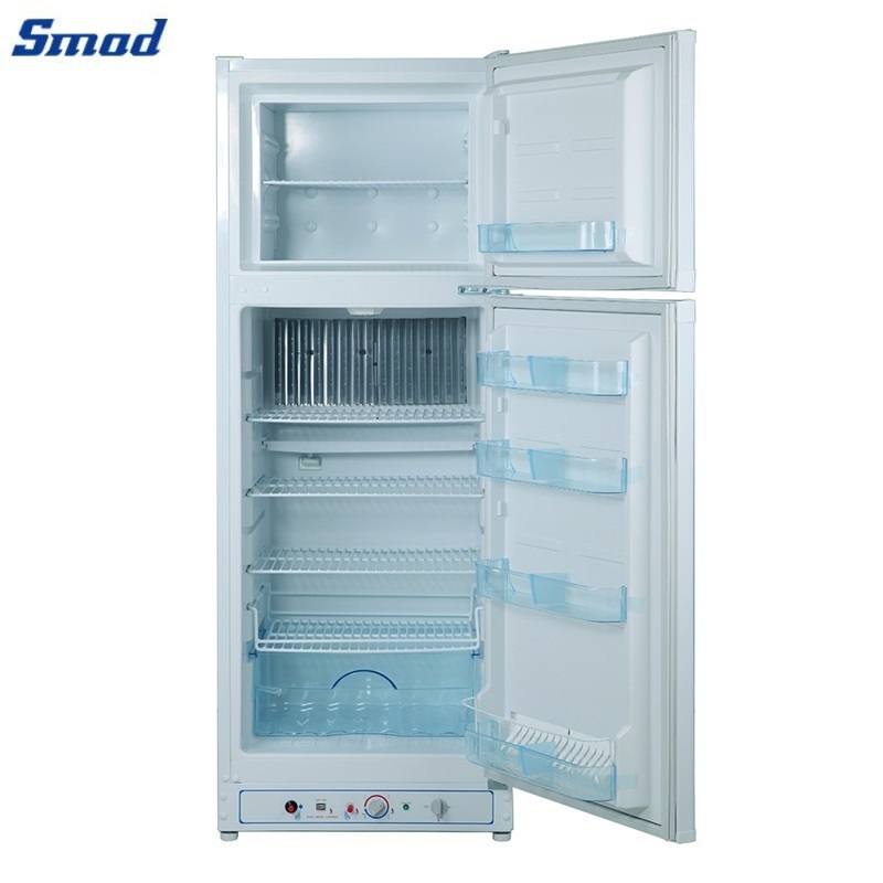 Low Power Consumption Refrigerator LPG/Propane/Kerosene Powered Double Door Refrigerator