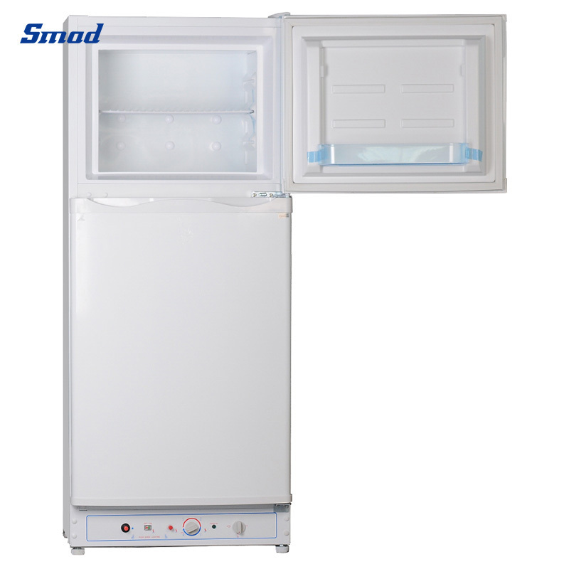 Smad or Oem 170L Top-freezer Absorption Portable Gas Fridge Freezer For DDG-185D1