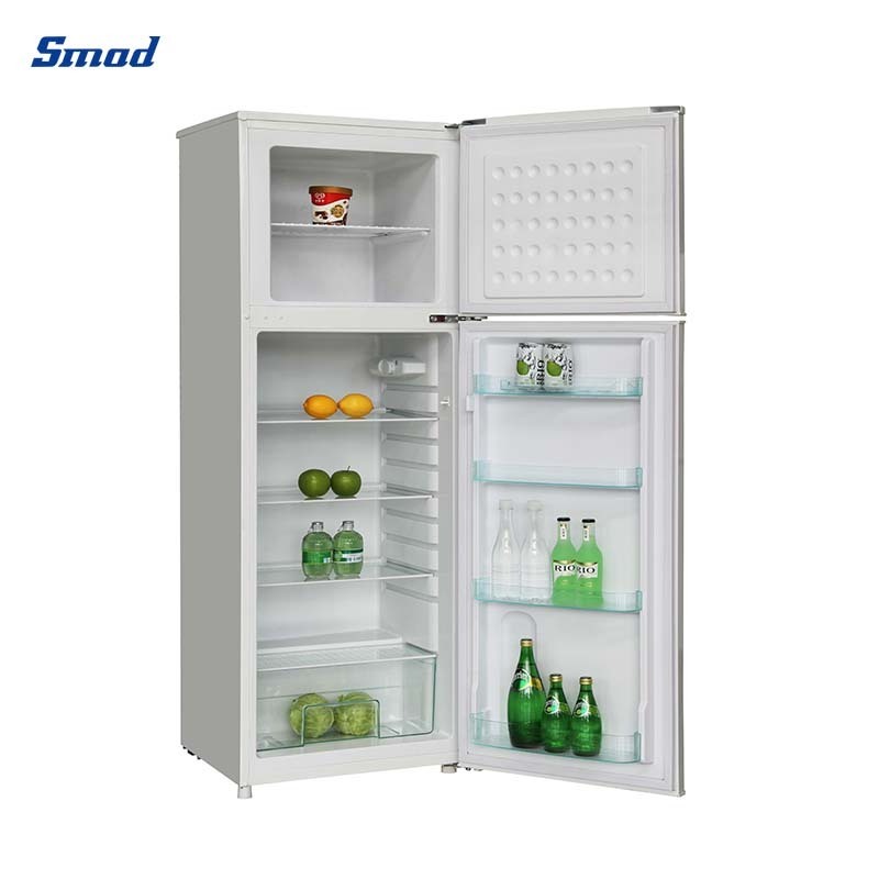 210L Home Refrigerator Top Freezer Double Door Refrigerator With Lock