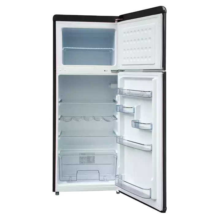 210 Liters Double Door Retro Combi Refrigerator With Handle