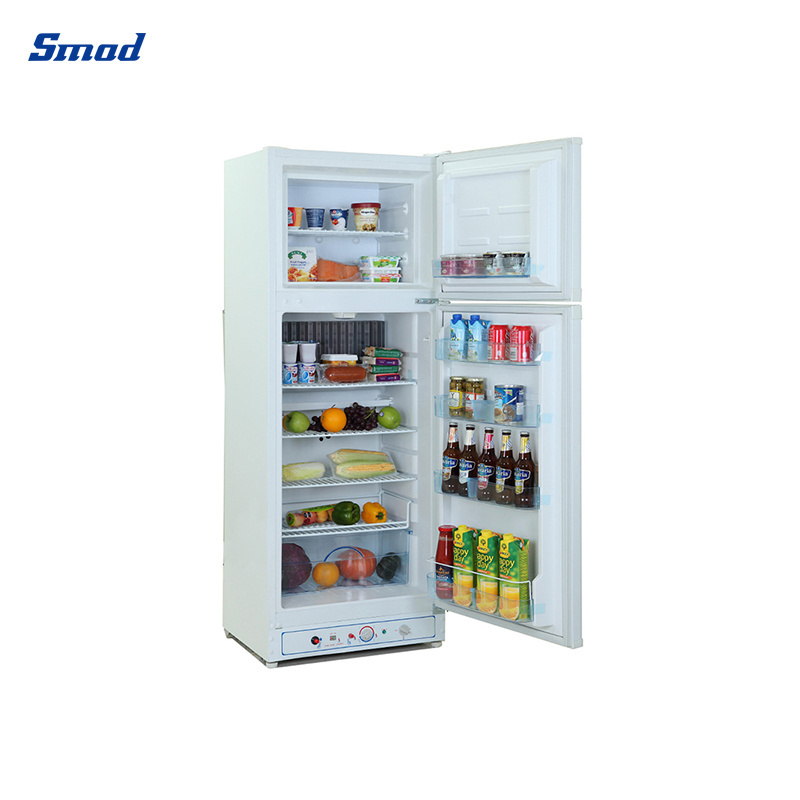 280L Hot Sale Absorption  Gas Kerosene Double Door Refrigerator For Sale