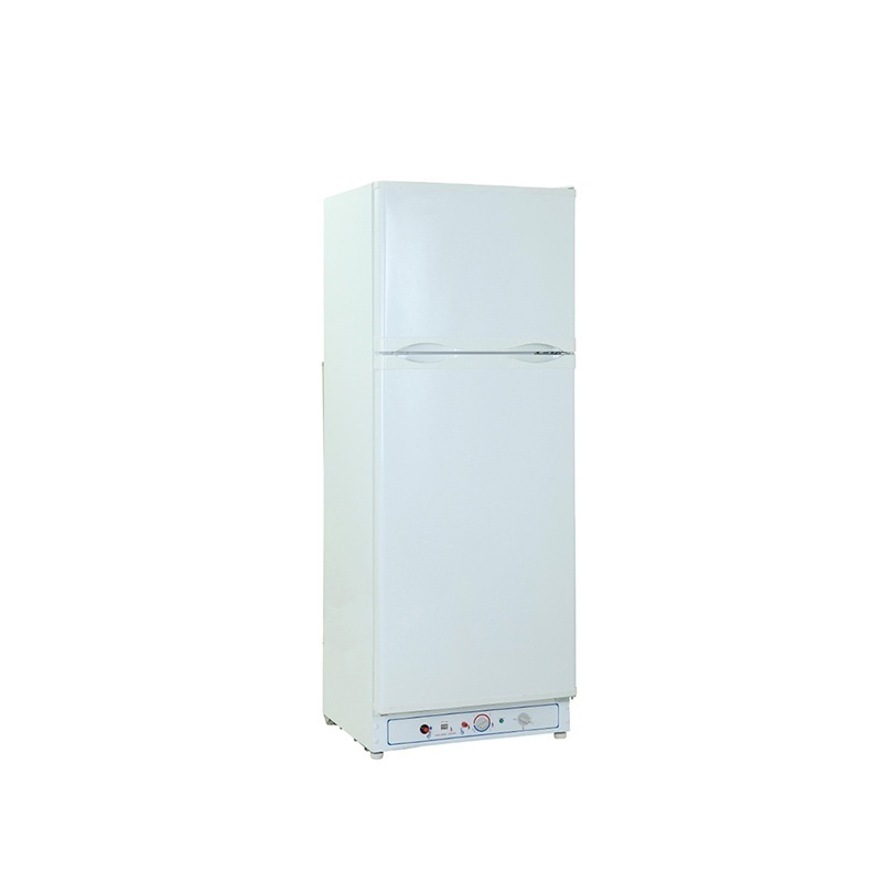 225Litre LP Gas Kerosene Double Door Fridge Absorption Refrigerator