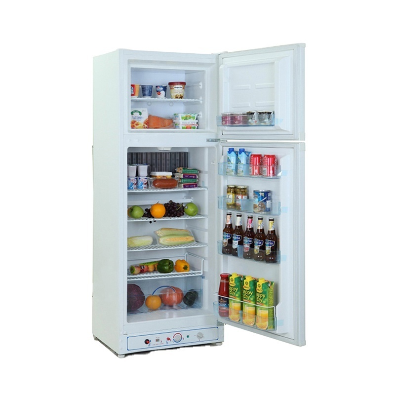 Smad or Oem 170L Top-freezer Absorption Portable Gas Fridge Freezer For DDG-185D1