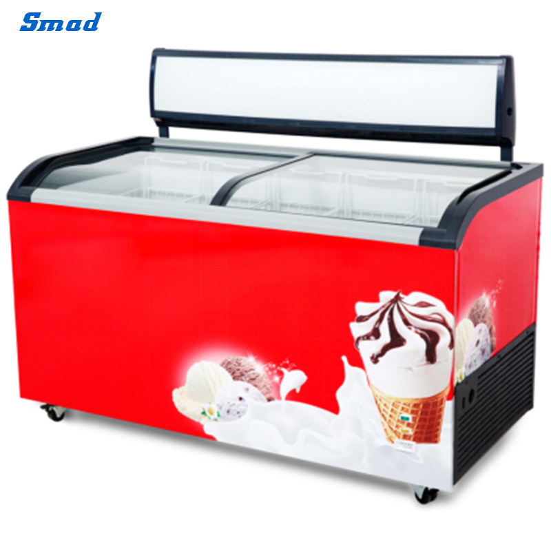 Factory Direct Supply Household Commercial Display China Manufacturer Freezer For DDH-700W4