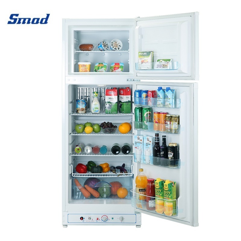 Low Power Consumption Refrigerator LPG/Propane/Kerosene Powered Double Door Refrigerator