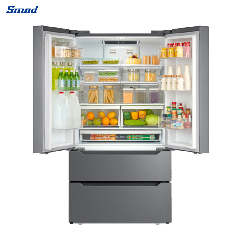 22.5 Cuft French Multi-Door Refrigerator with R600a Refrigerant