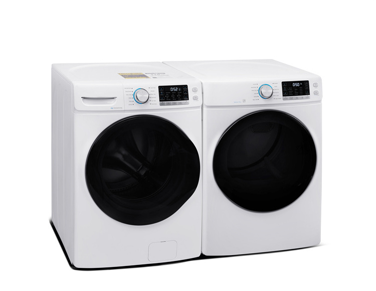 Home Use White Front Load Washer and Dryer Machine Combo for DWF-12A14LBM