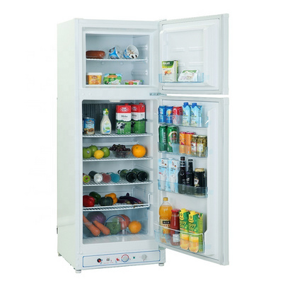 Gas 275L SMAD Absorption Upright LPG Kerosene Refrigerator and Freezer 110V Electric Propane Gas Fridge