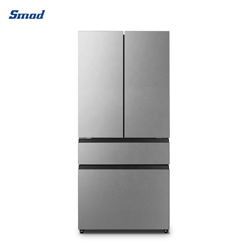 486L Black Frost Free French Door Fridge Refrigerator