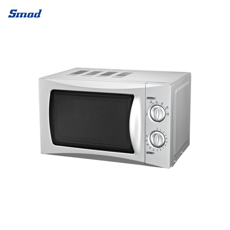 20L Desktop Portable Mechanical Type Turntable Microwave Oven