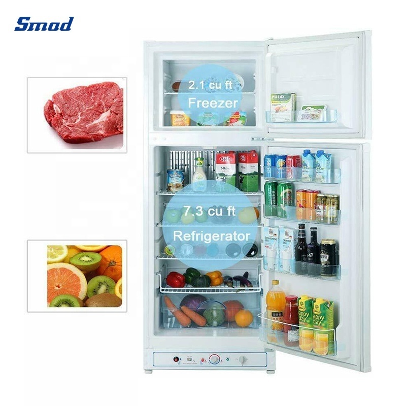 275L Kerosene and Gas Powered Refrigerator Household Absorption Fridge