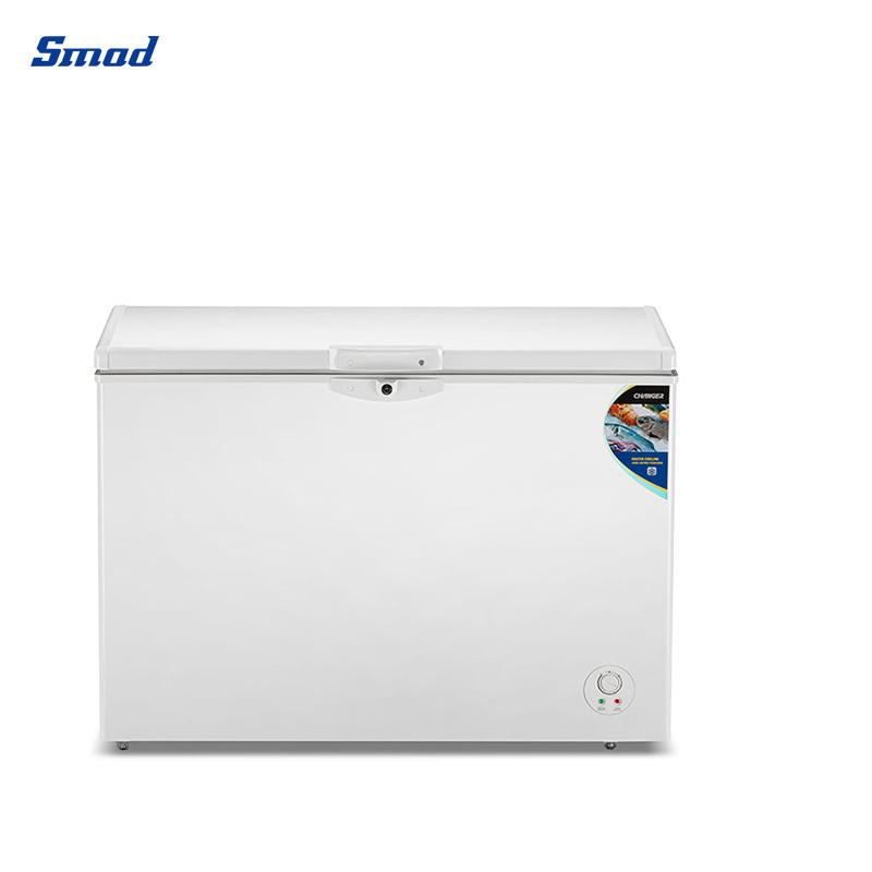 350L Wholesale Deep Chest Loading Single Door Supermarket Freezer