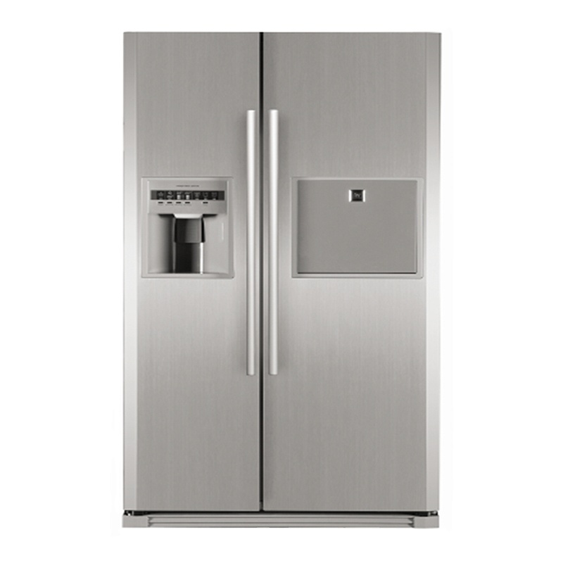 Smad Stainless Steel Fruit Kitchen Refrigerator with Ice Maker Water Dispenser and Mini Bar