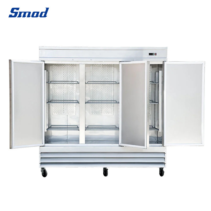 72cuft 3 Door Stainless Steel Upright Commercial Kitchen Freezer DML-2040WSXU(CFD)