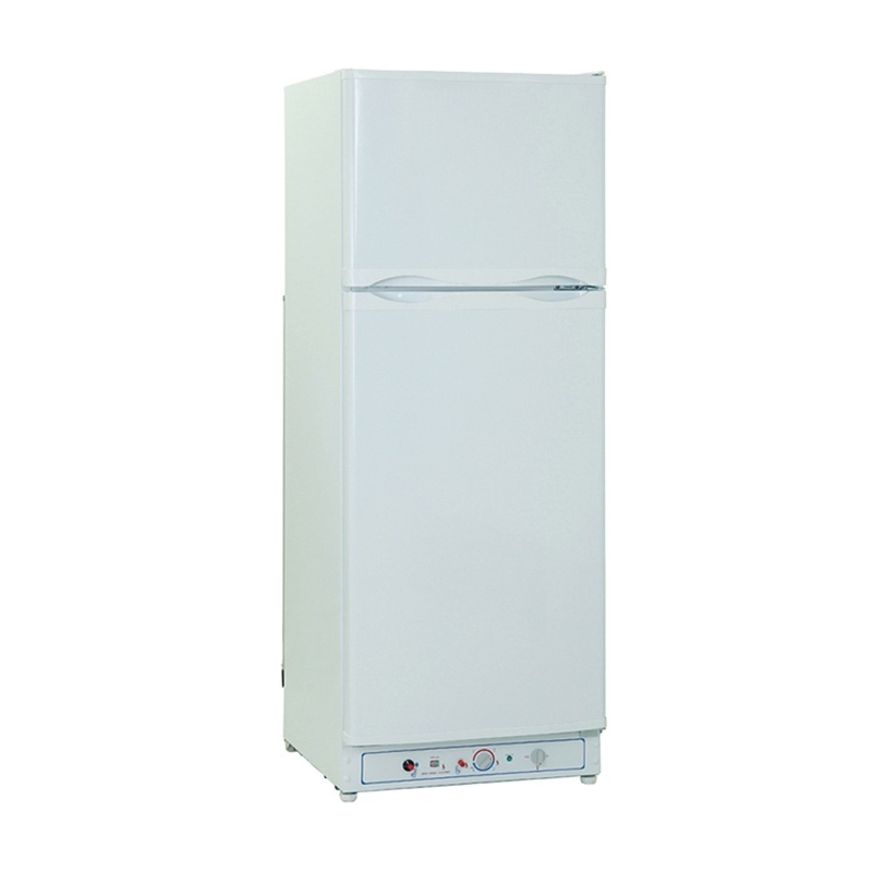 Smad White Gas Powered Double Door 280L Absorption Refrigerator Prices