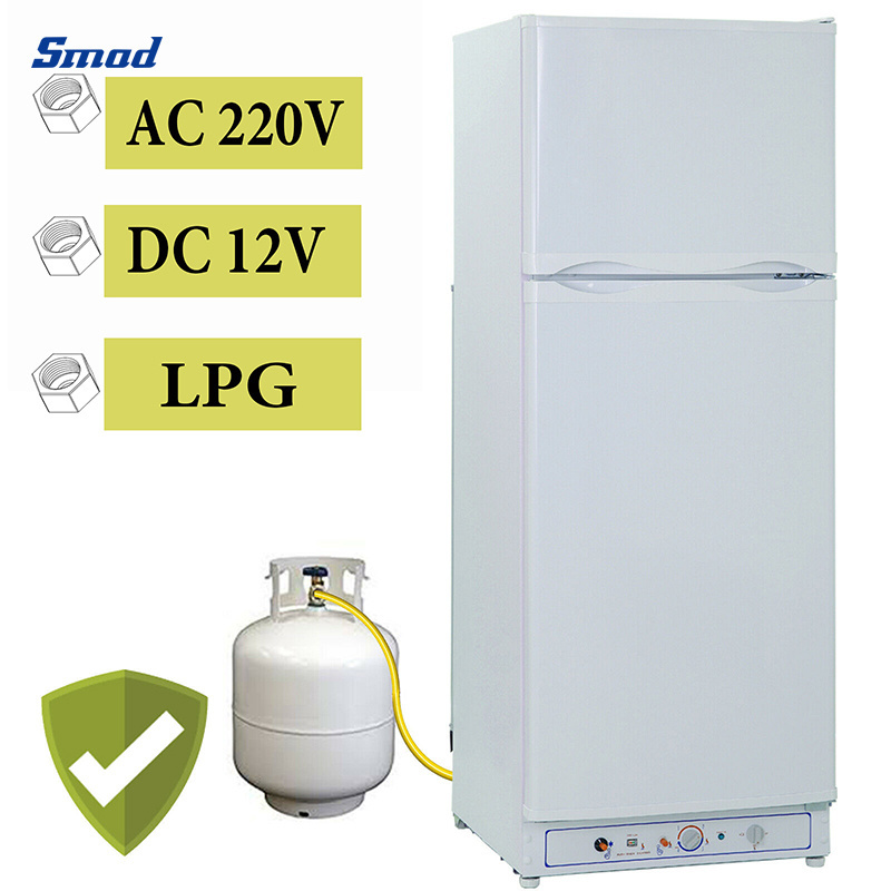 Smad Propane Gas Refrigerator Lpg Power 280L Refrigerator Kerosene Fridge