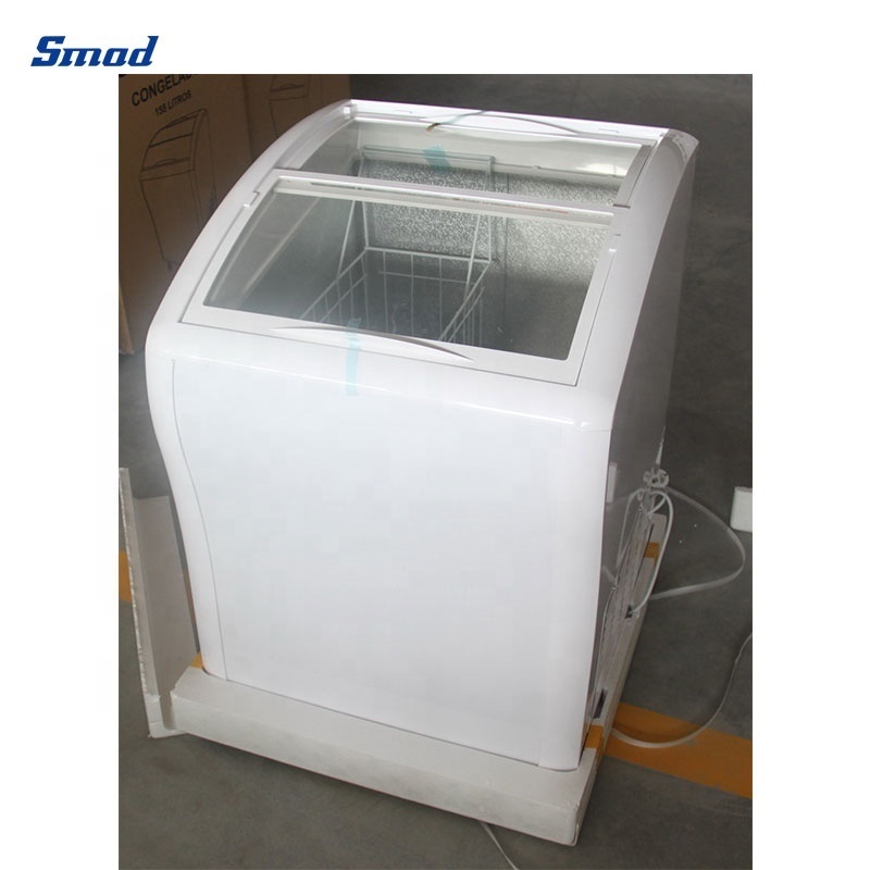 Smad Mini Portable Display Chest Freezers Used For Ice Cream