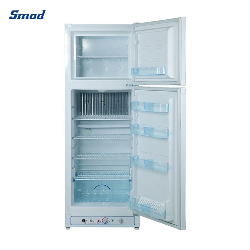 Gas 275L SMAD Absorption Upright LPG Kerosene Refrigerator and Freezer 110V Electric Propane Gas Fridge