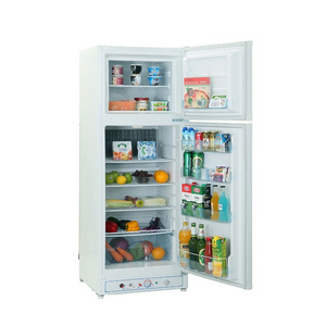 Gas Kerosene Refrigerator Double Door Top Freezer Fridge for Home