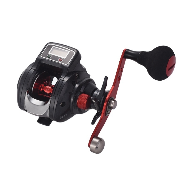 New Digital Display Metal Wire Cup Water Drop Wheel Fishing Reel