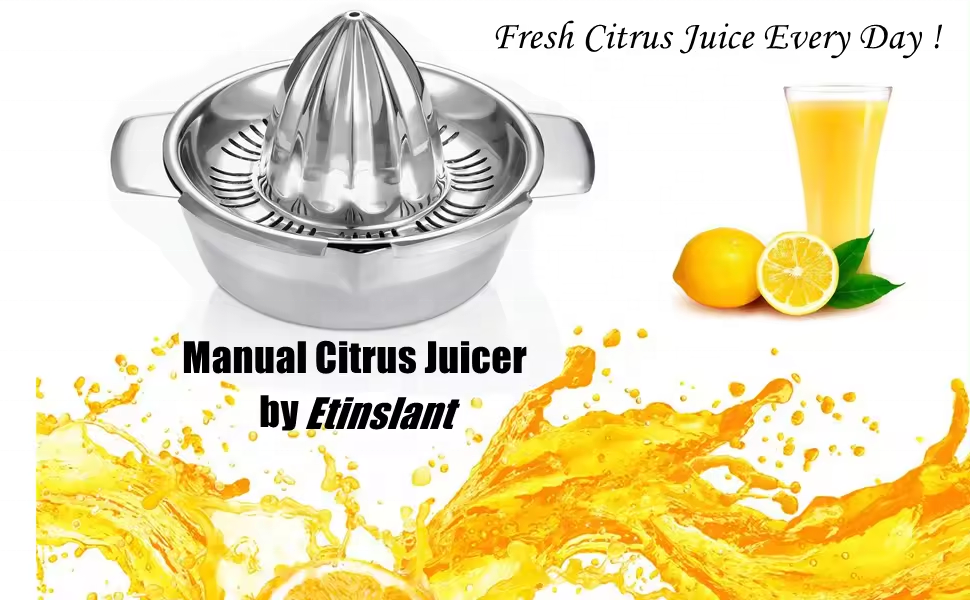 Citrus Lemon Orange Grapefuit Juicer Manual Squeezer Stainless Steel 304 Robust Hand manual lemon squeezer