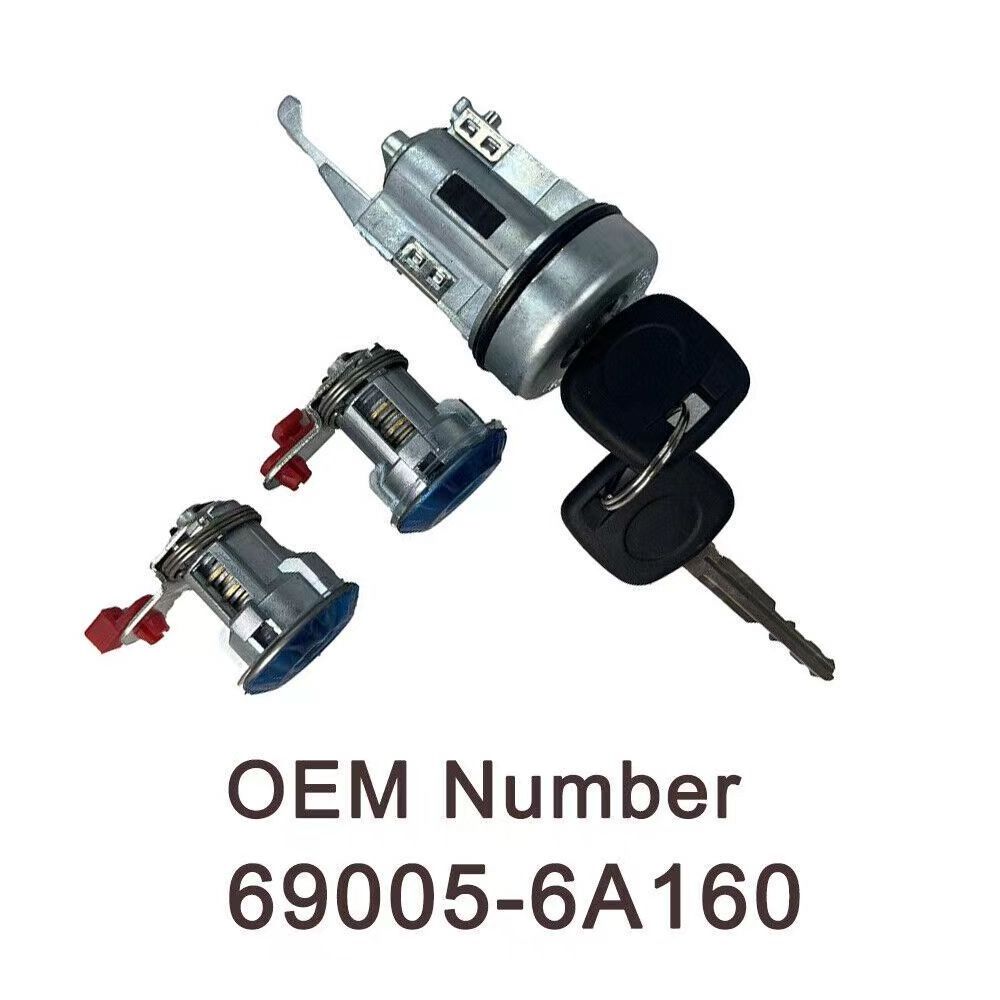 Car Lock Cylinder Set OEM 69005-6A160 Cylinder & Key Set Door Lock For Land Cruiser FZJ78R HZJ79R