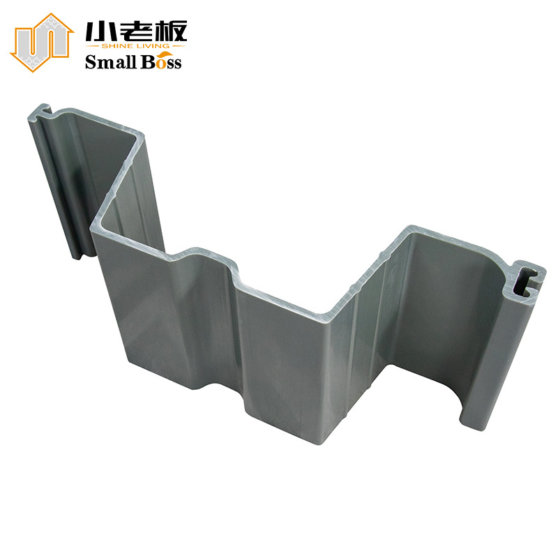 Plastic sheet pile U type Seawall retaining wall PVC sheet pile Vinyl sheet piling for water control solution