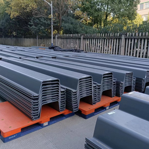 Hot sale U/Z vinyl sheet pile seawall sheet piles vinyl plastic pvc vinyl plastic sheet pile