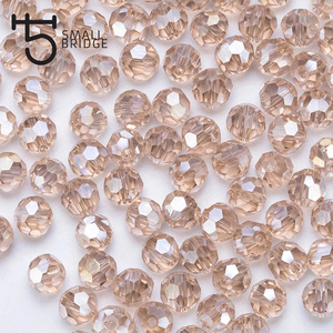 3mm 160pcs Czech Spacer Round Crystal beads for jewelry making Female Diy bracelet faceted loose glass beads