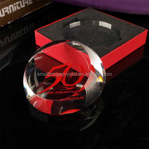 Xqa12 Pujiang 50mm 60mm 80mm Small Magnifier Half Ball Stones Epoxy Resin Clear Crystal Paper Weight