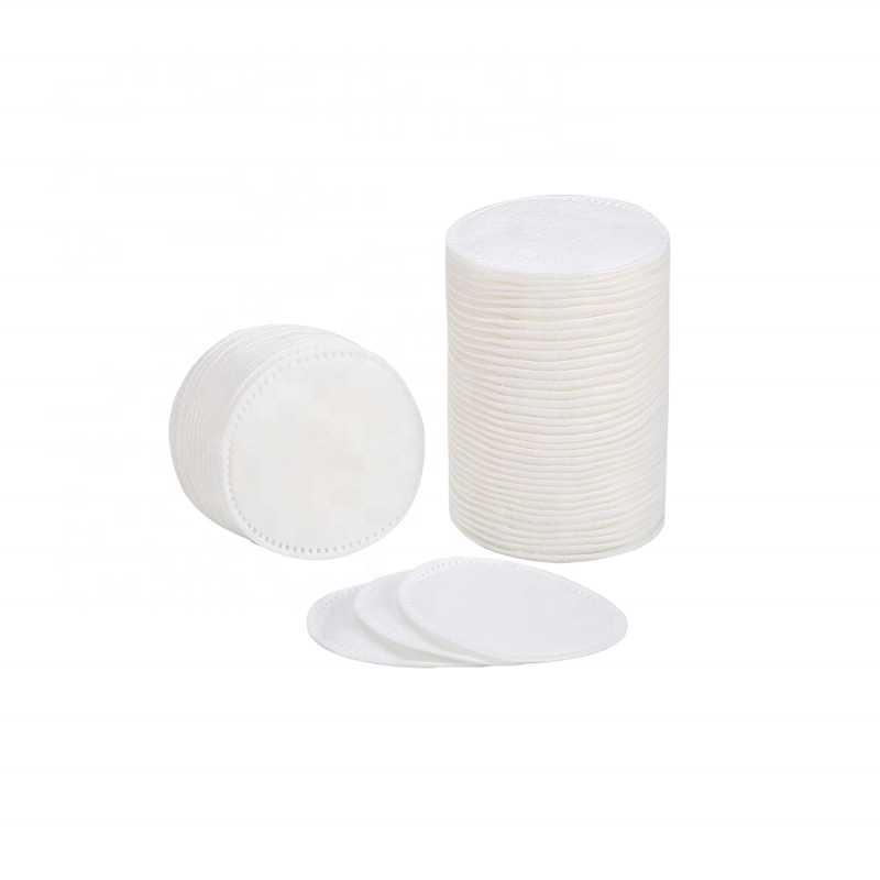 Wholesale Organic Cotton Pad Round Toner Holder Disposable Makeup Remover Cosmetic Facial Cotton Pads