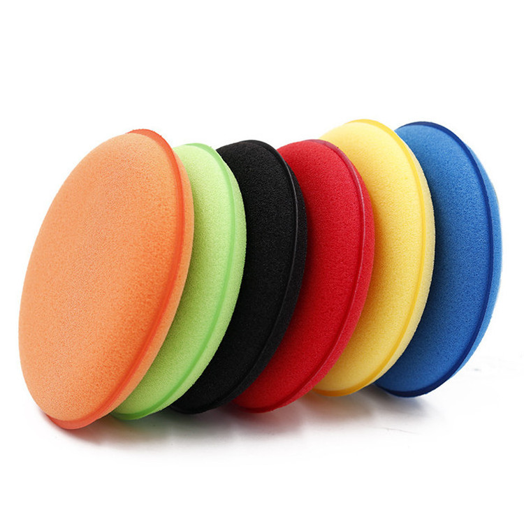 Hot Sales car wax sponge hand held Buffing Polishing waxing Foam Applicator Pad