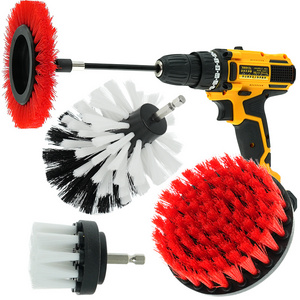 Power nylon drill clean brushes for cleaning floor/sofa dusting carpet tyre rim drill clean brush set/kit