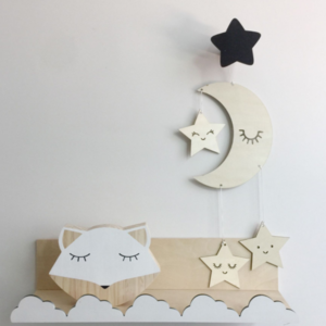 Stock Nordic Home Decoration Eyelashes Moon Creative Accessories